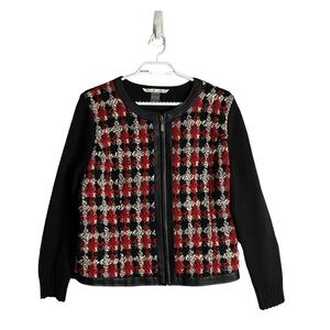 Peter Nygard Women's Patterned Wool Knit Jacket